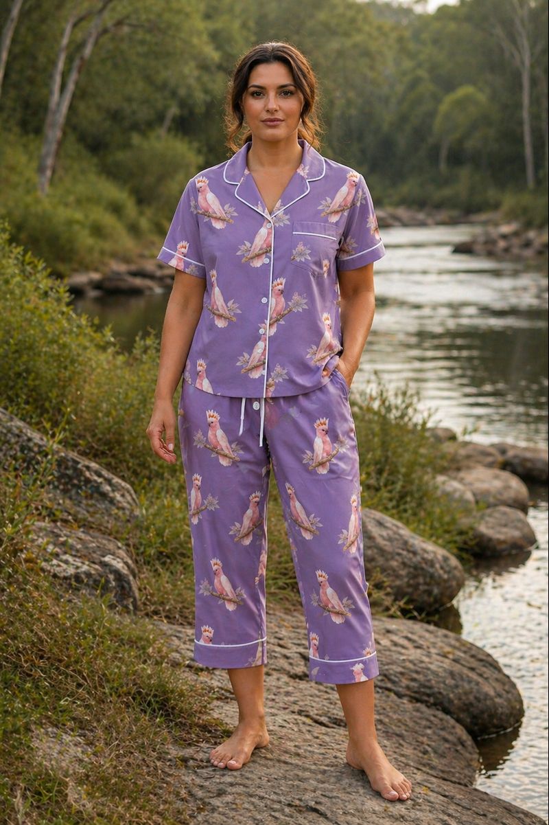 Pink Cockatoo PJ Set