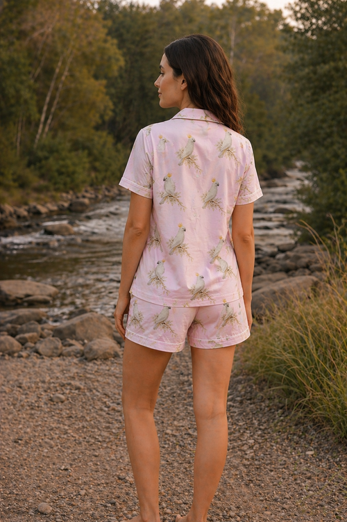 White Cockatoo PJ Set