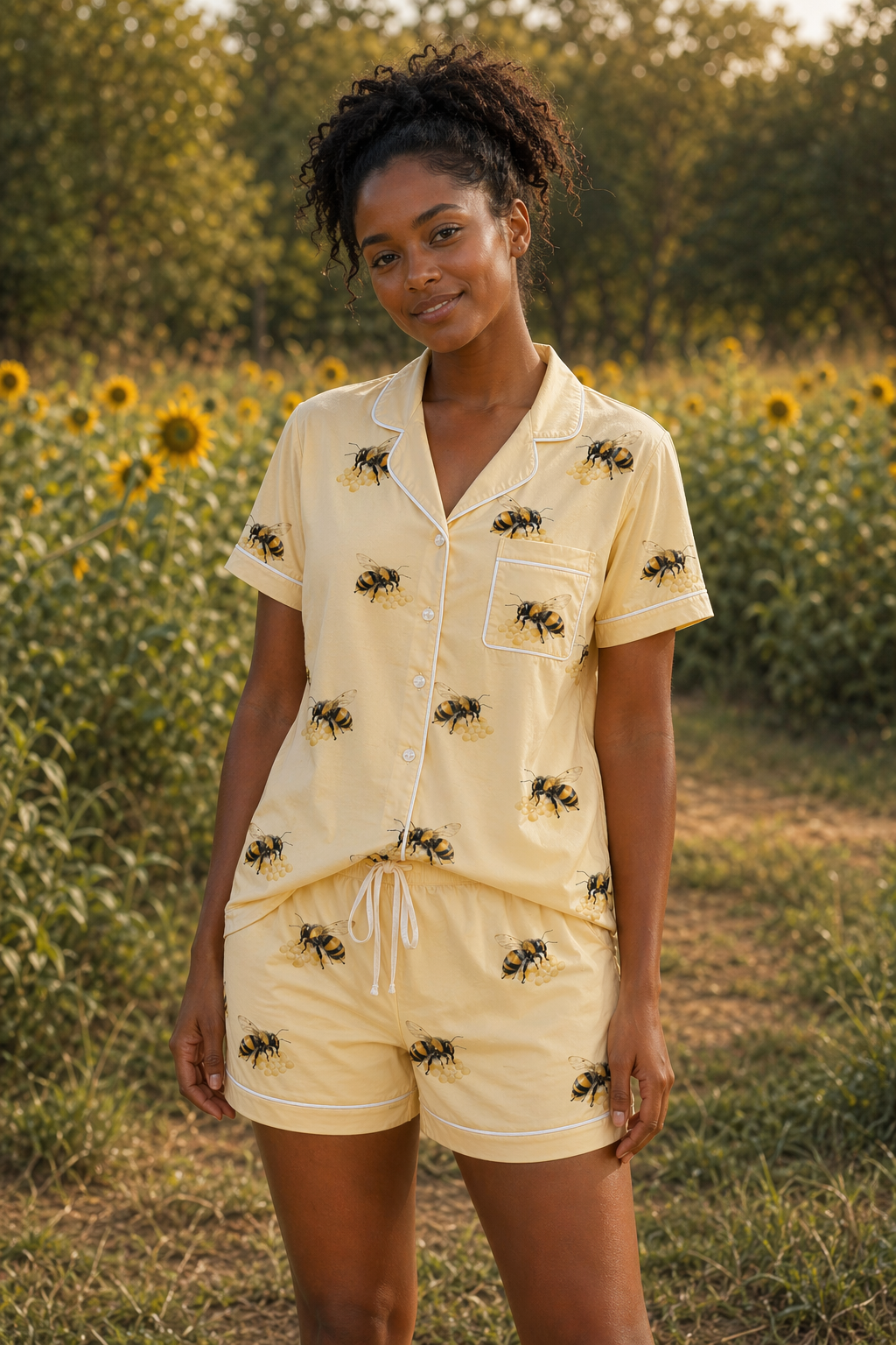 Yellow Bee PJ Set